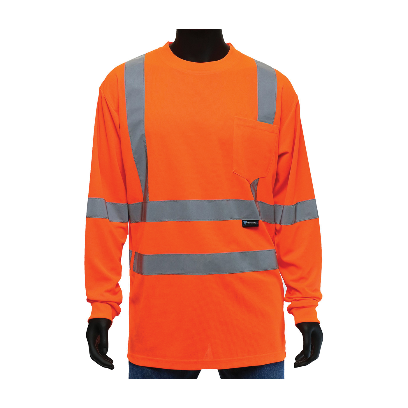 SHIRT SAF 2XL HI-VIZ ORN/REFLECTIVE SIL