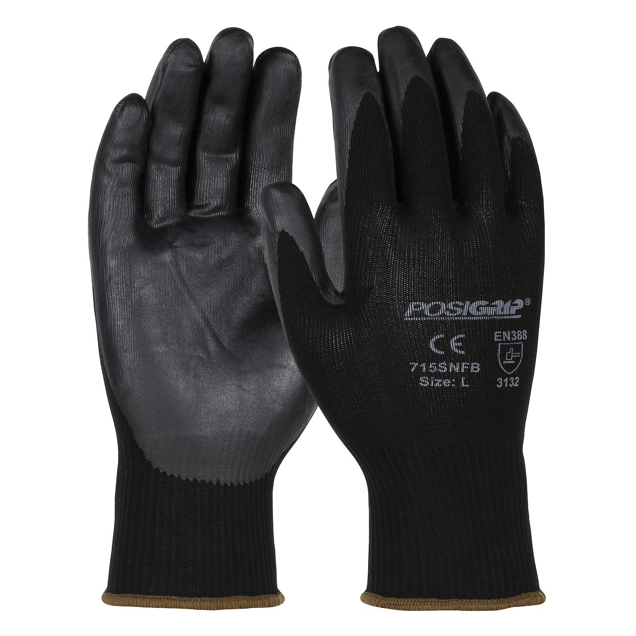 GLOVES PRP GENL CTD/WORK FULL FGR 2XL BK