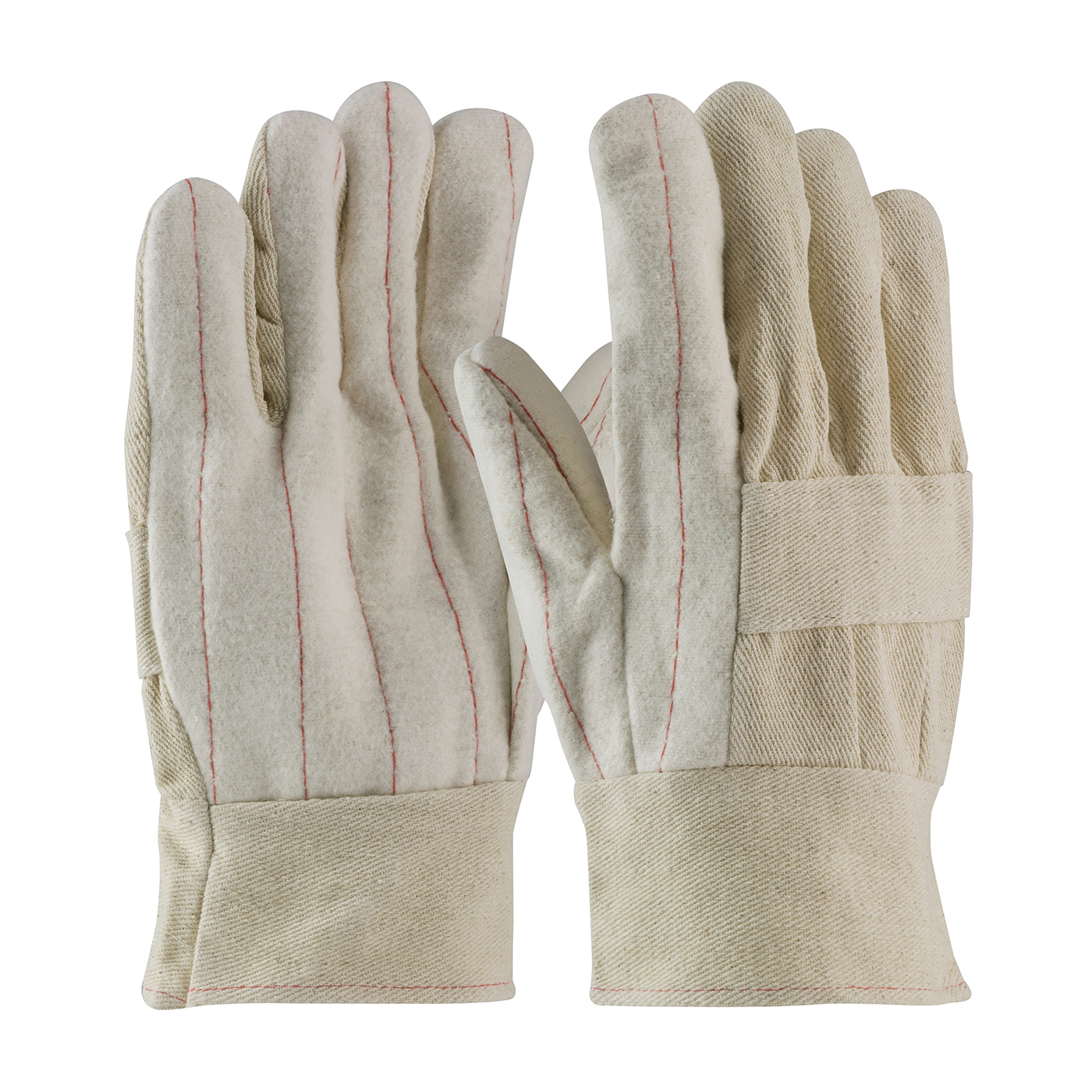 GLOVES HOT MILL L COTTON NAT BAND TOP