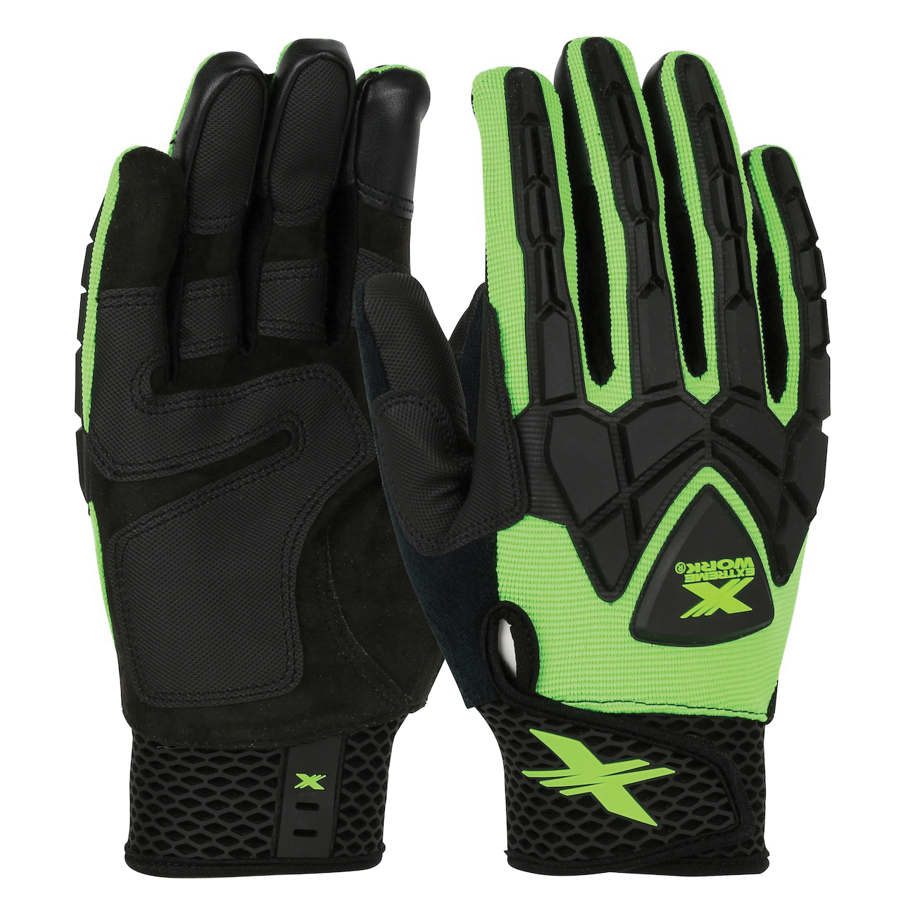 GLOVES GP LTHR PALM/WORK 2XL SUEDE
