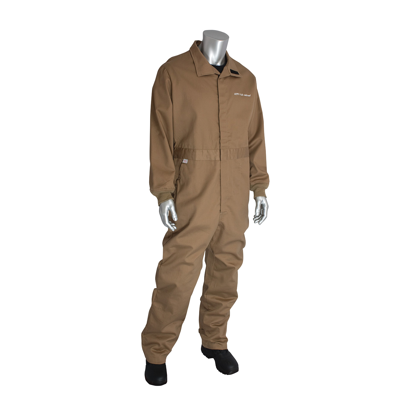 COVERALL RESISTANT FLM 2XL KHAKI 32IN
