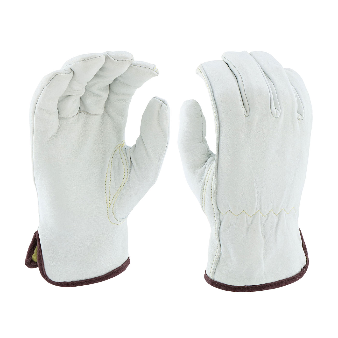 GLOVES CUT-RESISTANT L SHEEP GR LTHR A4