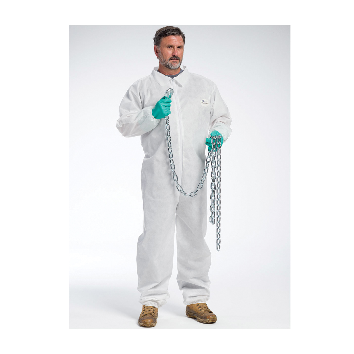 COVERALL CHEMICAL-RESISTANT 6XL WHT