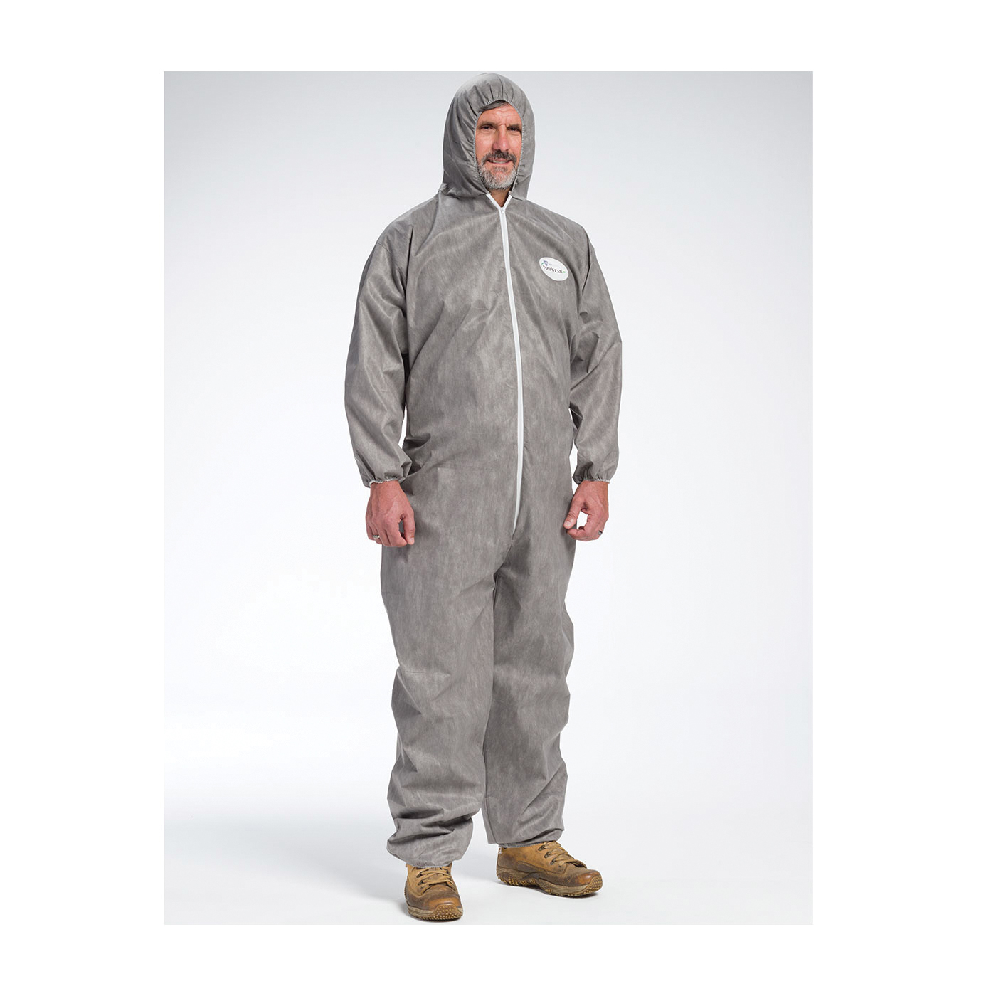 COVERALL DISPOSABLE 2XL GRA SMMMS FABRIC