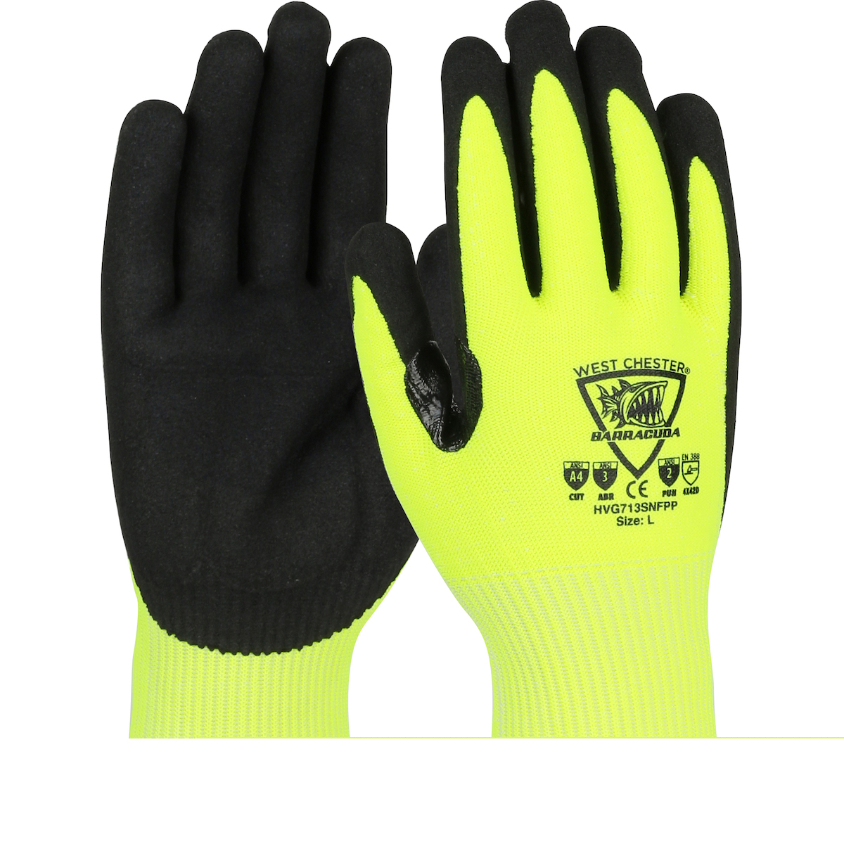 GLOVES CUT-RESISTANT 2XL NITRILE A4 11IN
