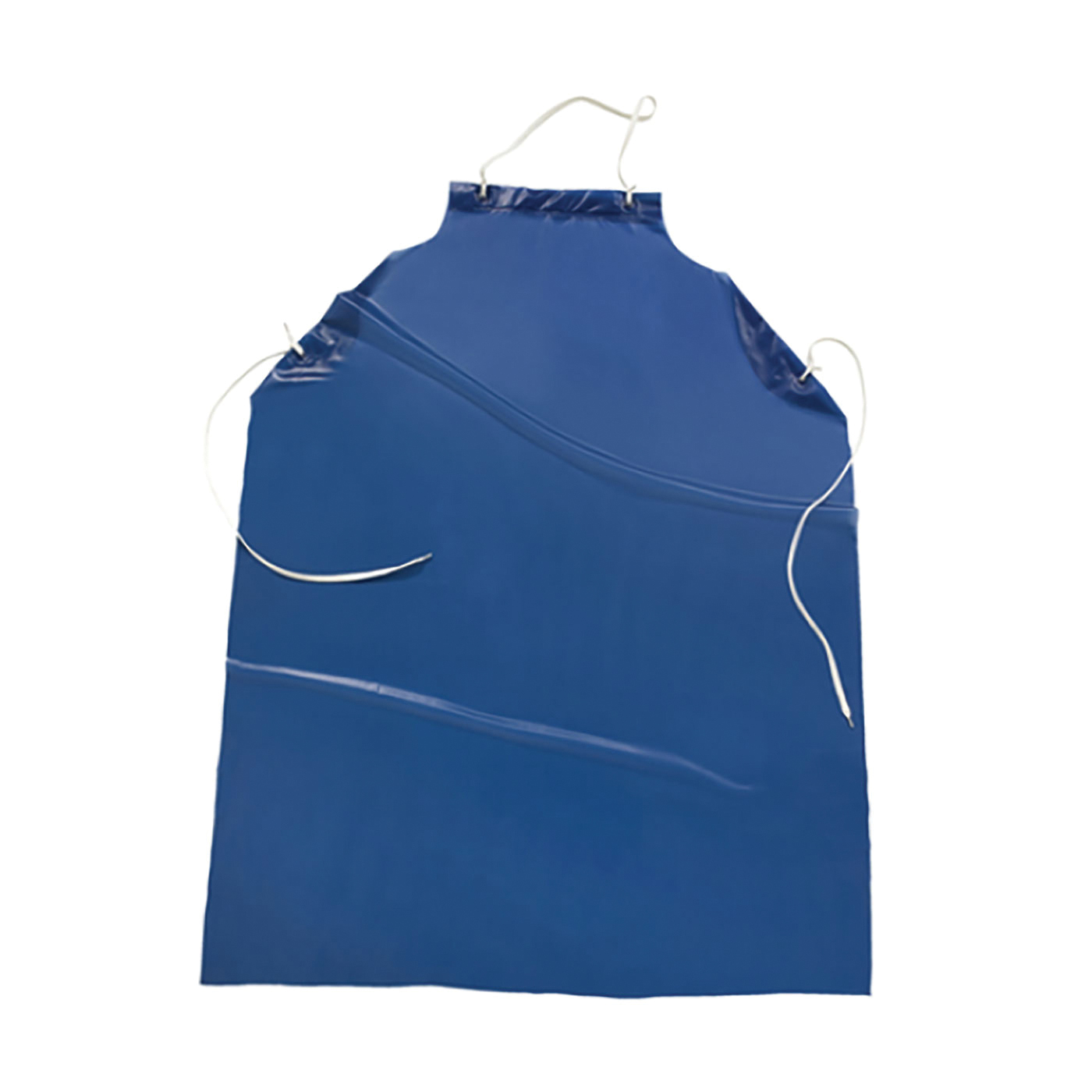 APRON BIB BL VINYL 45IN 35IN WAIST TIE