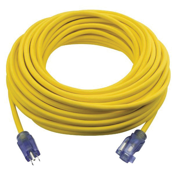 CORD EXT 125 V 15 A 1875 W 100FT 3 1 G