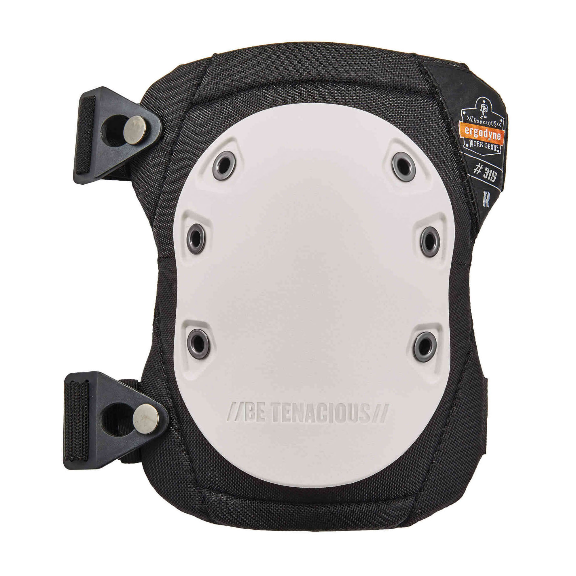 PAD KNEE NBR FOAM BUCKLE WHT