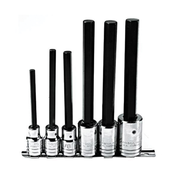 SET BIT SKT EX LONG IMPRL 1/2IN 6 SQ DR