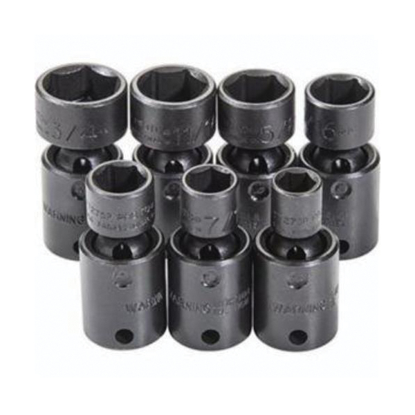IMPACT SOCKET SET YES 6 3/8 IN 7 SQ DR