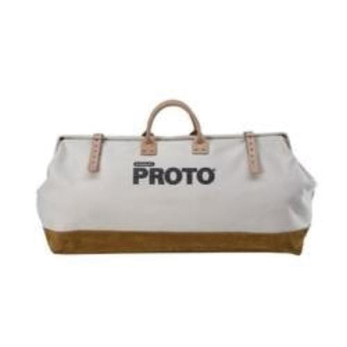 BAG TOOL LTHR/POLYEST BR/WHT