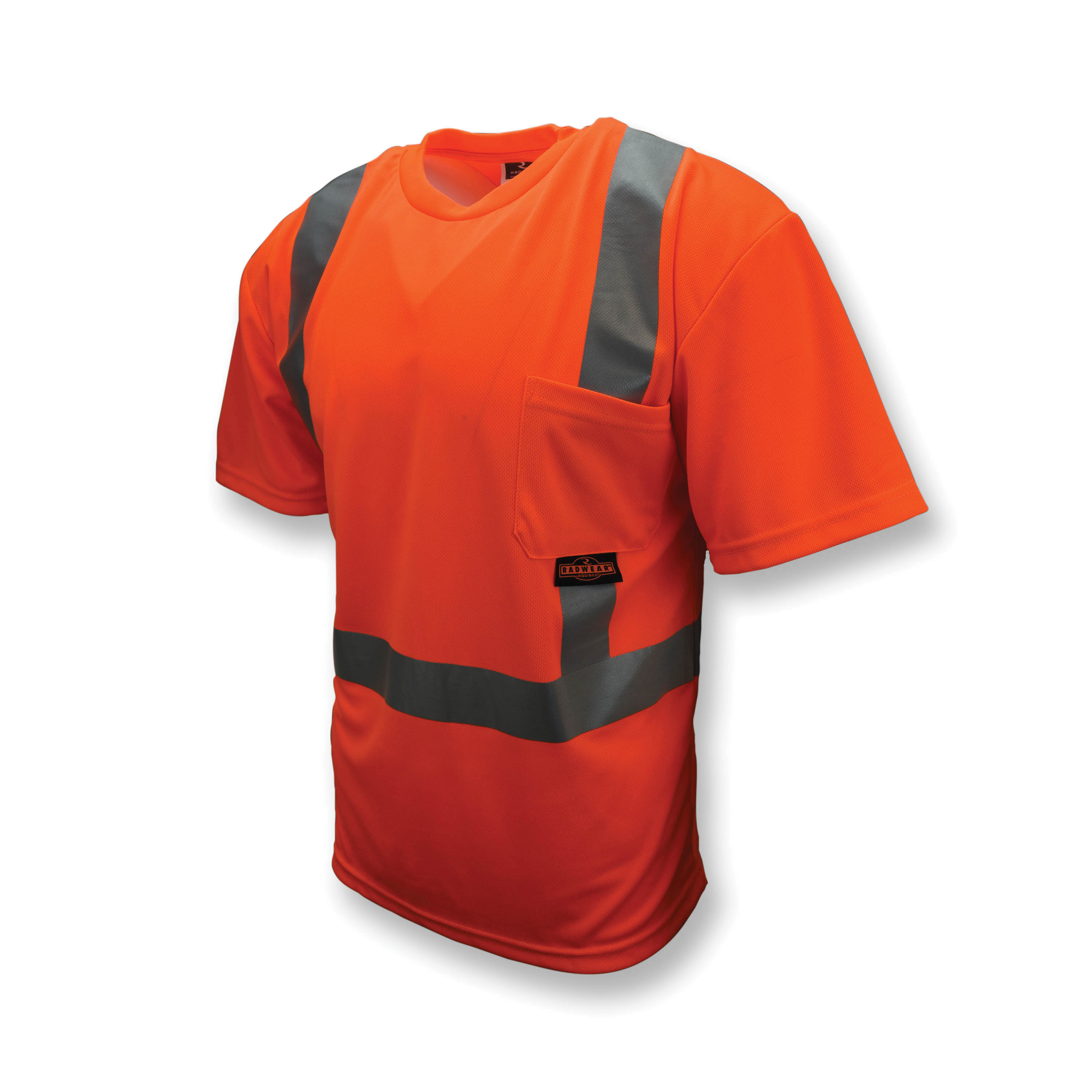T-SHIRT SAF UNISEX 2XL HI-VIZ ORN 130GSM