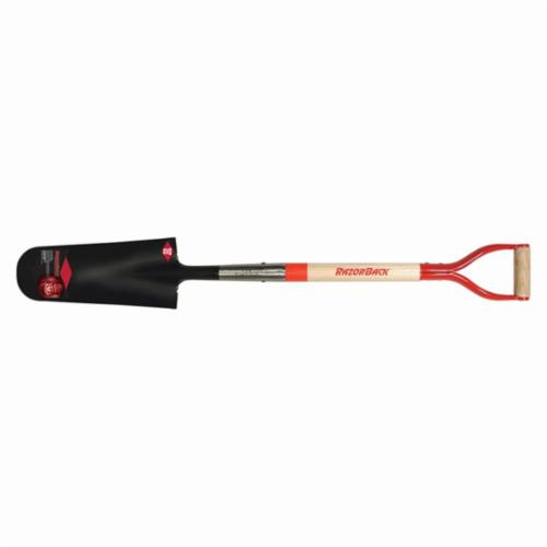 SHOVEL SPADE 29IN 14IN STL HDWD 14GA DR
