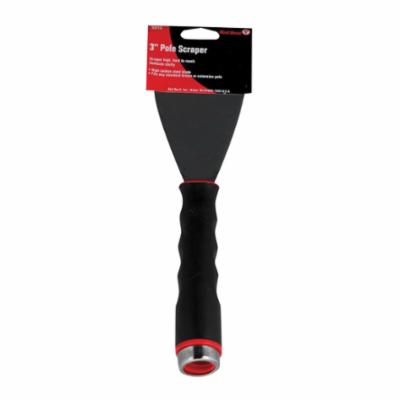 SCRAPER POLE STR HCS 3IN PP SOFT GRIP BK