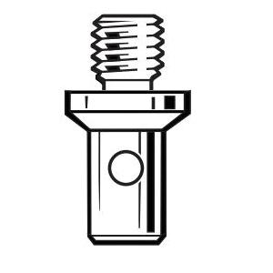 ADAPTER STYLUS M4/M3 MALE/FTHRD SST