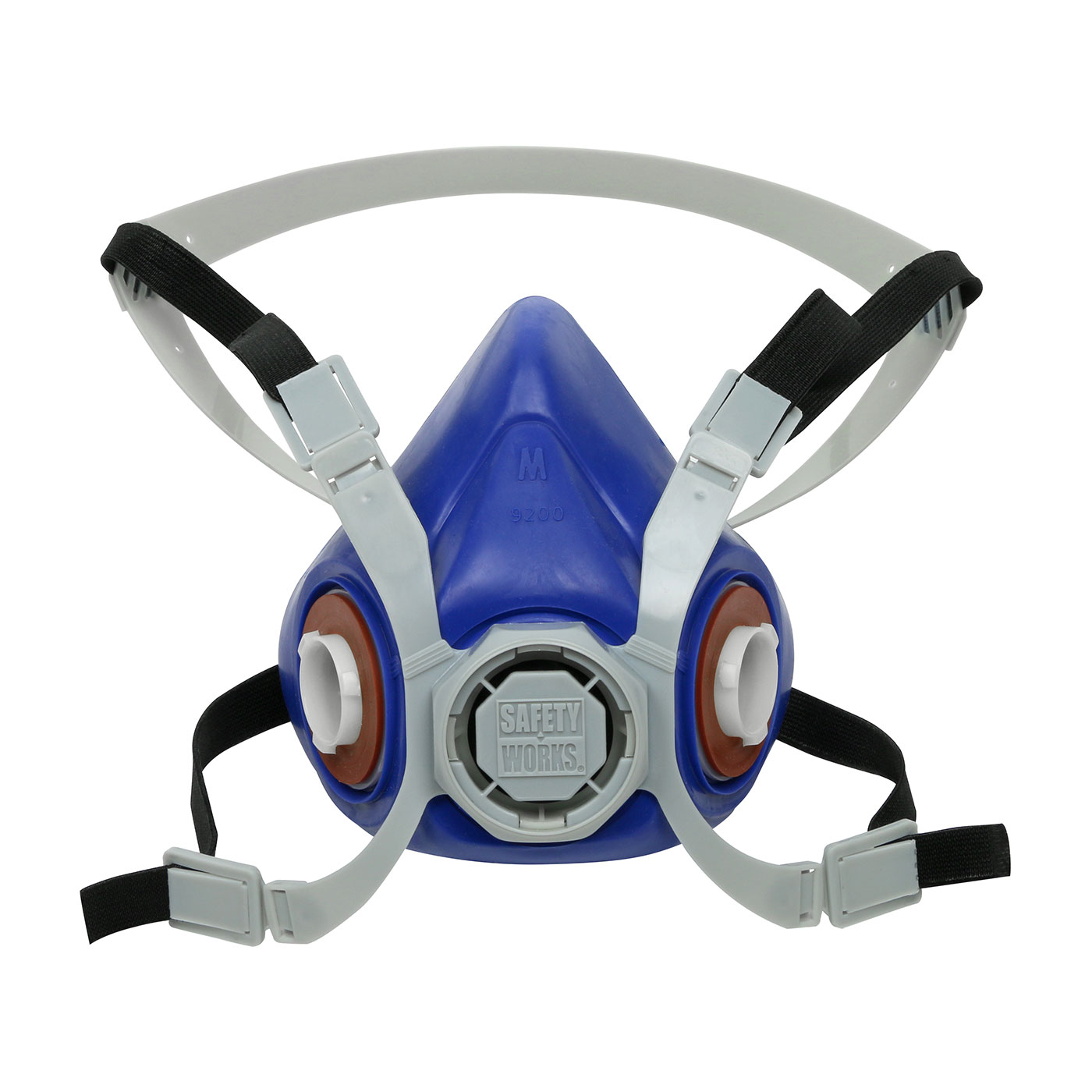 RESPIRATOR HALF MASK L STRAP BAY BL