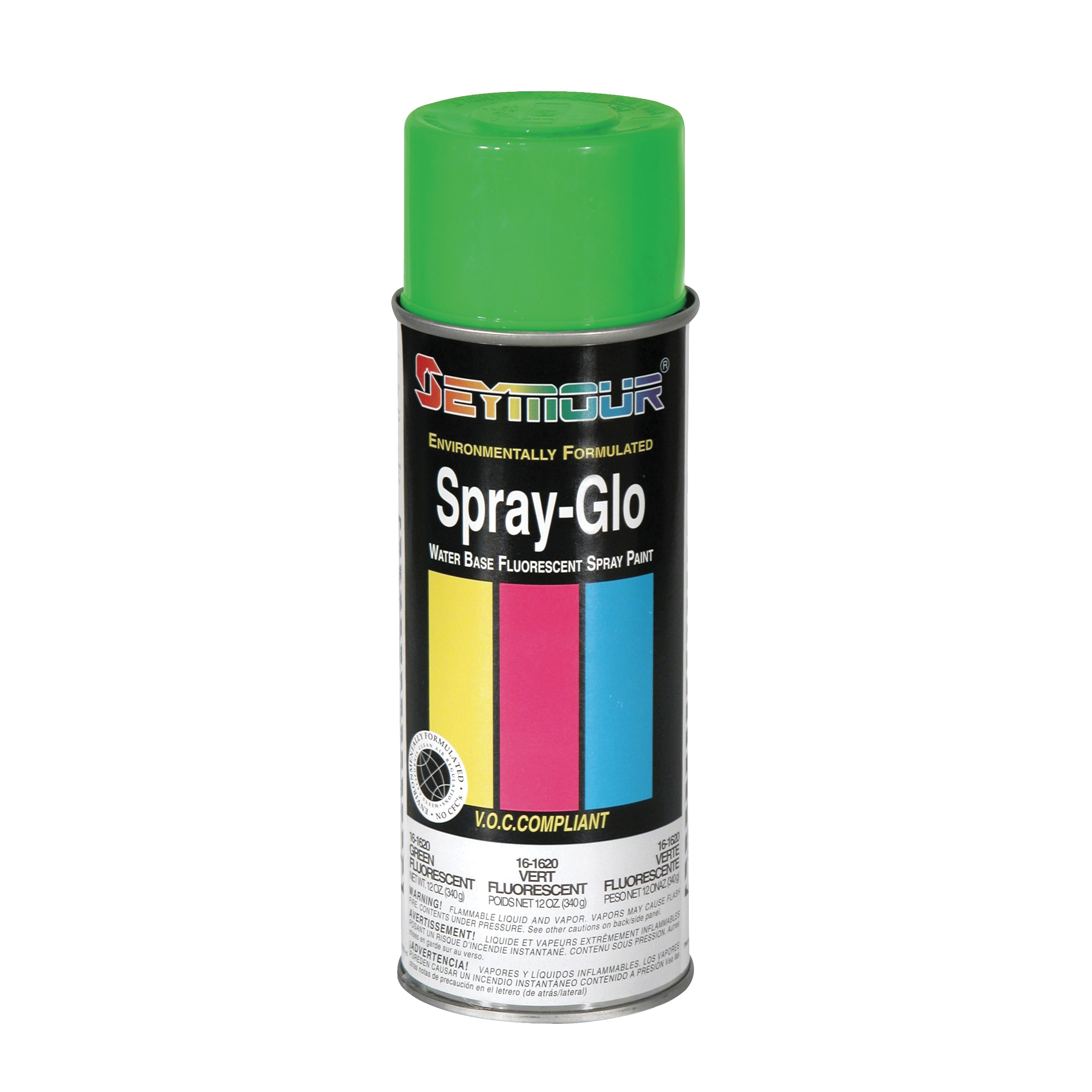 PAINT SPRAY 16OZ AEROSAL SPRAY FLUOR GRN