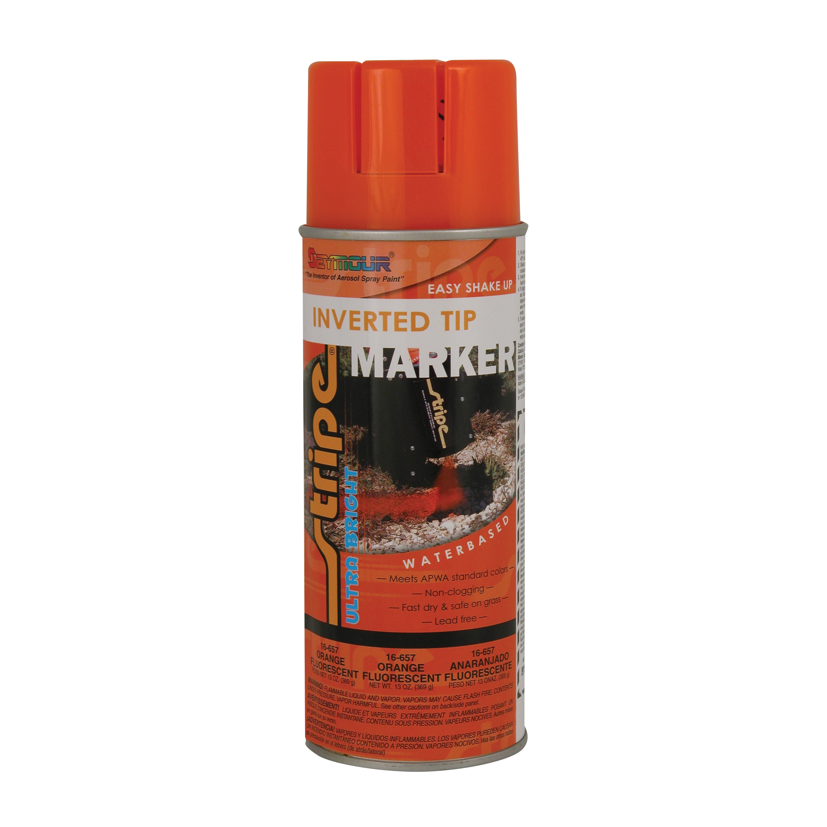 PAINT SPRAY 16OZ AEROSAL SPRAY FLUOR ORN