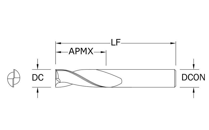 BIT ROUTER 1/2IN SQ 3-1/2IN 1-1/2IN