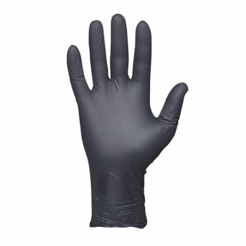 GLOVES DISPOSABLE L NITRILE BK 11IN 6MIL