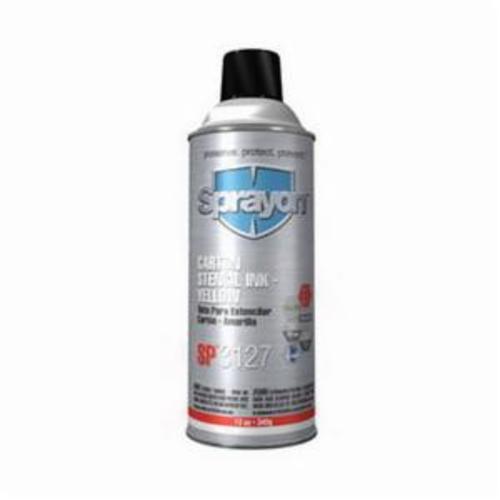 INK STENCIL 12OZ AEROSOL CAN YEL LIQ