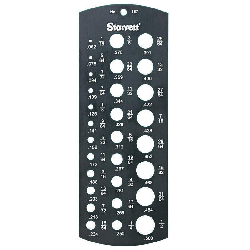 GAUGE DRL JBR 1/16-1/2IN 5/64IN STL