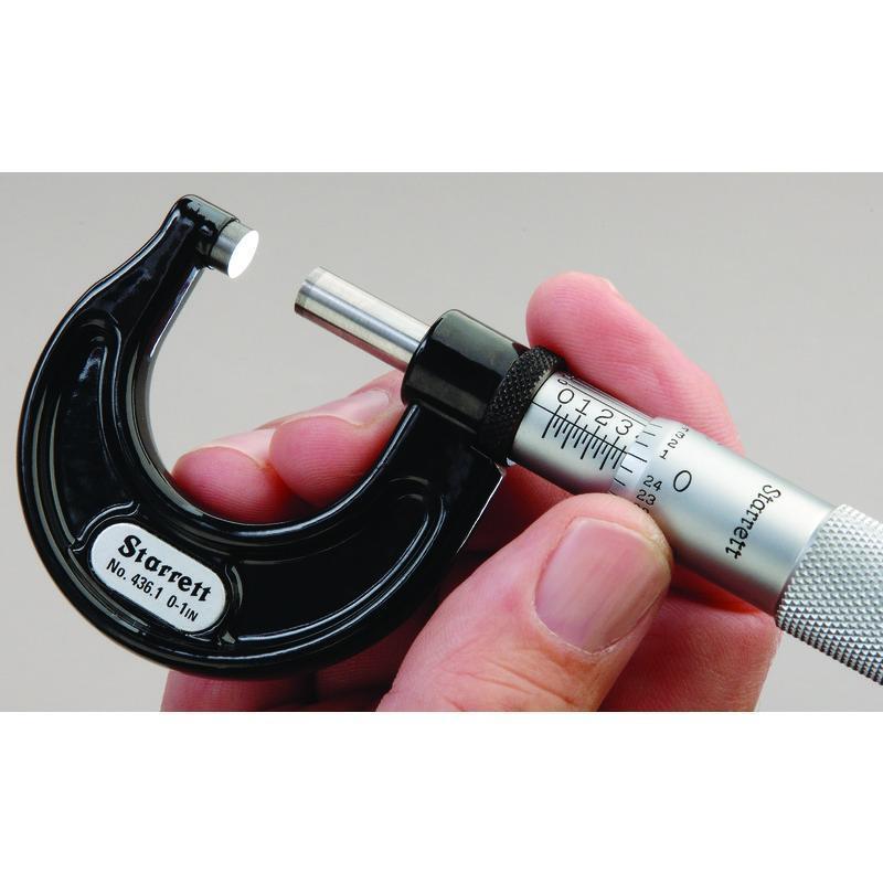 MICROMETER OUT 0-1IN 0.001IN CARB FLT