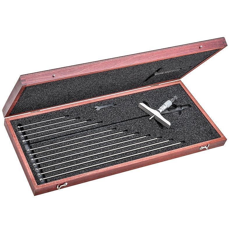 MICROMETER DEP 0-12IN 0.001IN SAT CHRM