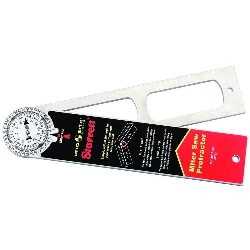 PROTRACTOR MIT 0 TO 360DEG 12IN AL