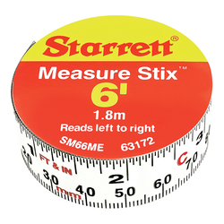 MEASURE STIX 3/4 X 2M/ 6FT S12 GRD STYLE