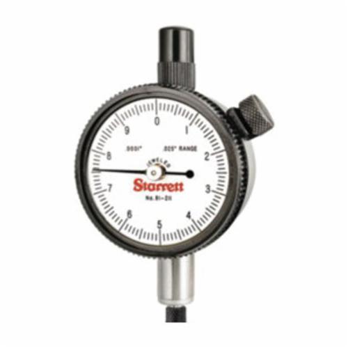 INDICATOR DIAL 0.025IN 0-10 0.0001IN WHT