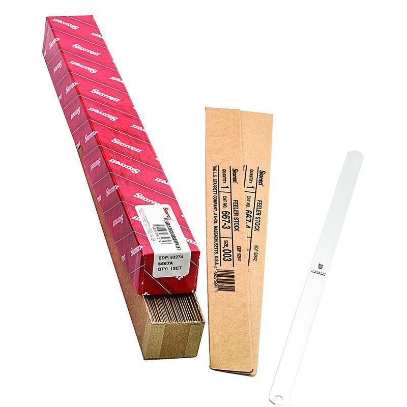 ASSORTMENT STK GA/FELR THKNS TMPD STL