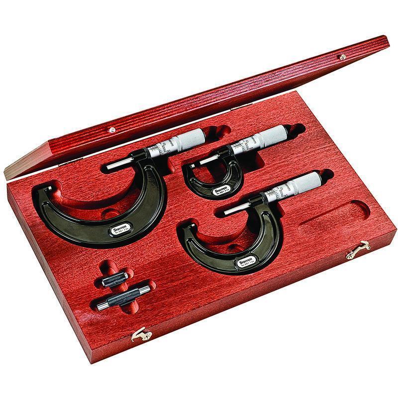 SET MICROMETER OUT 3 PC CARB SAT CHRM