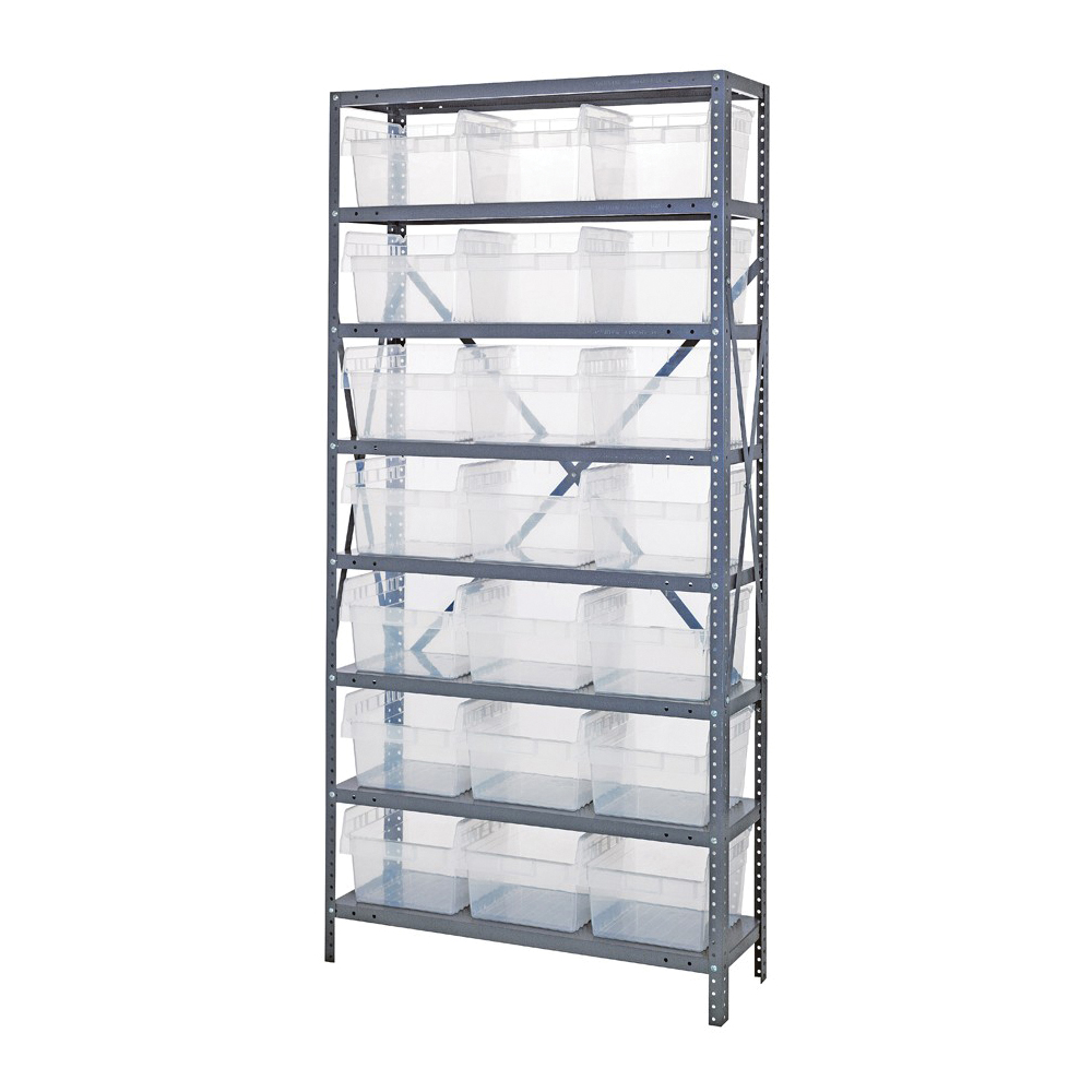 SYSTEM SHELVING BIN 36IN 18IN 75IN