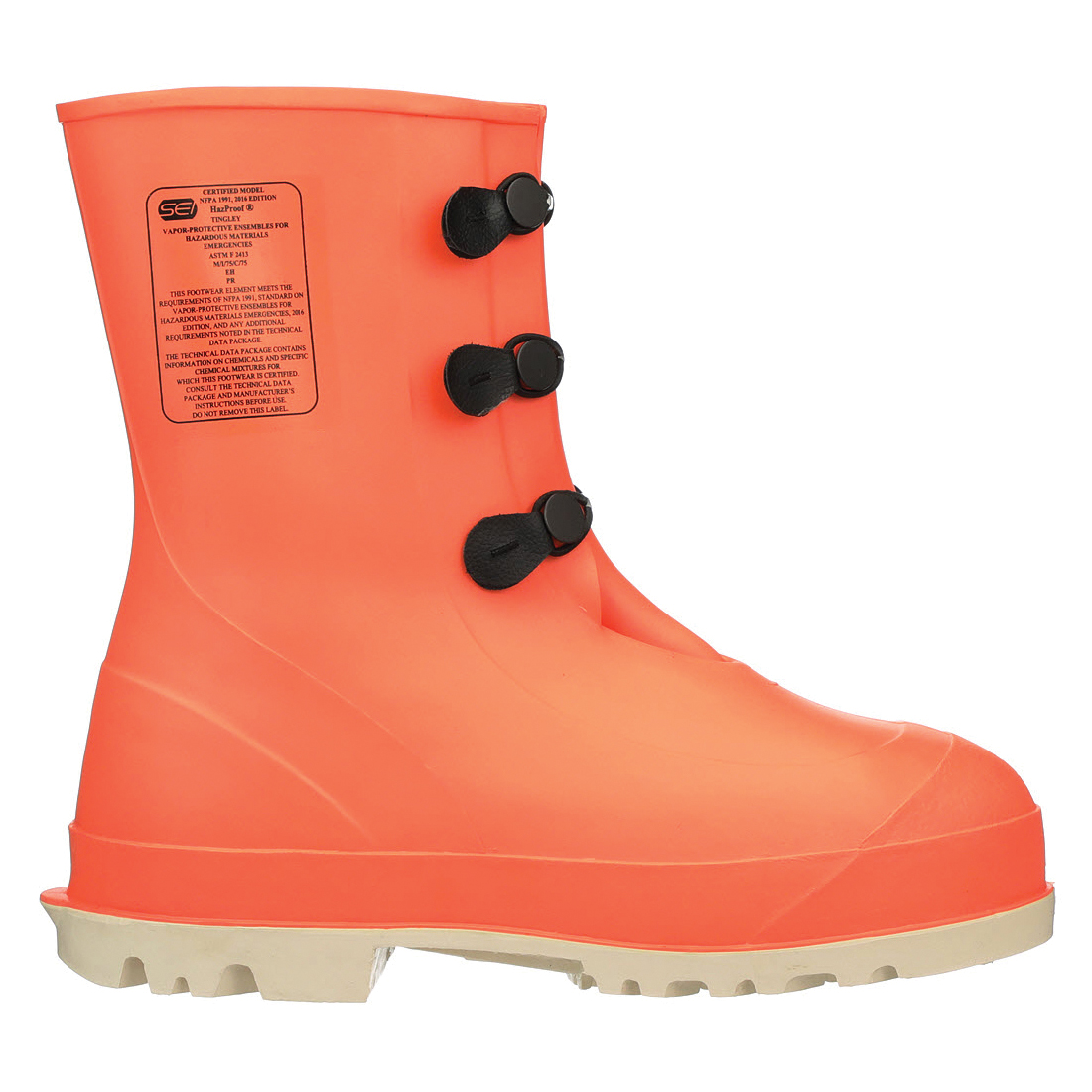 HAZPROOF BOOT SURE GRIP ORANGE SZ 7