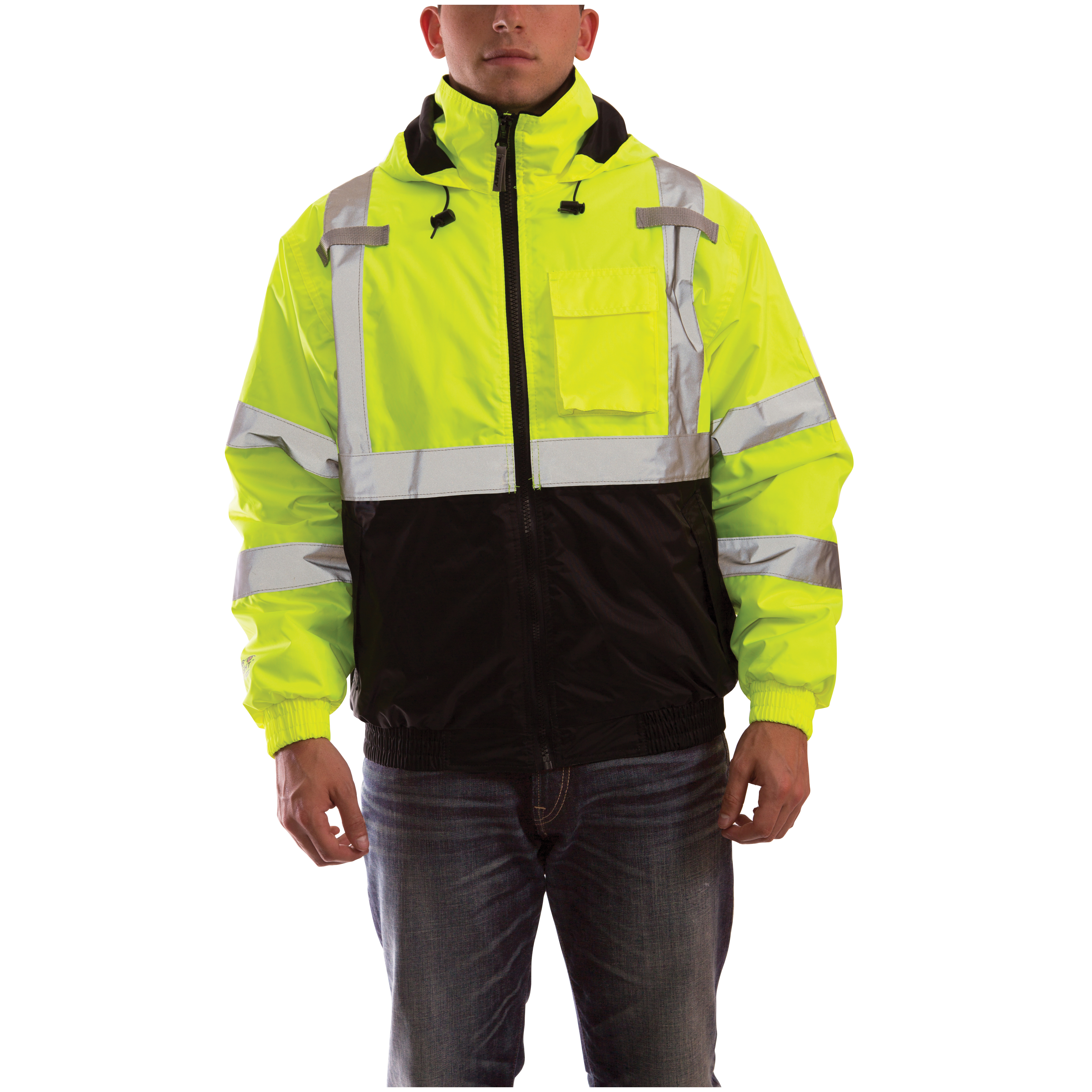 BOMBER II CLASS 3 JACKET LIME/BLACK SZ L