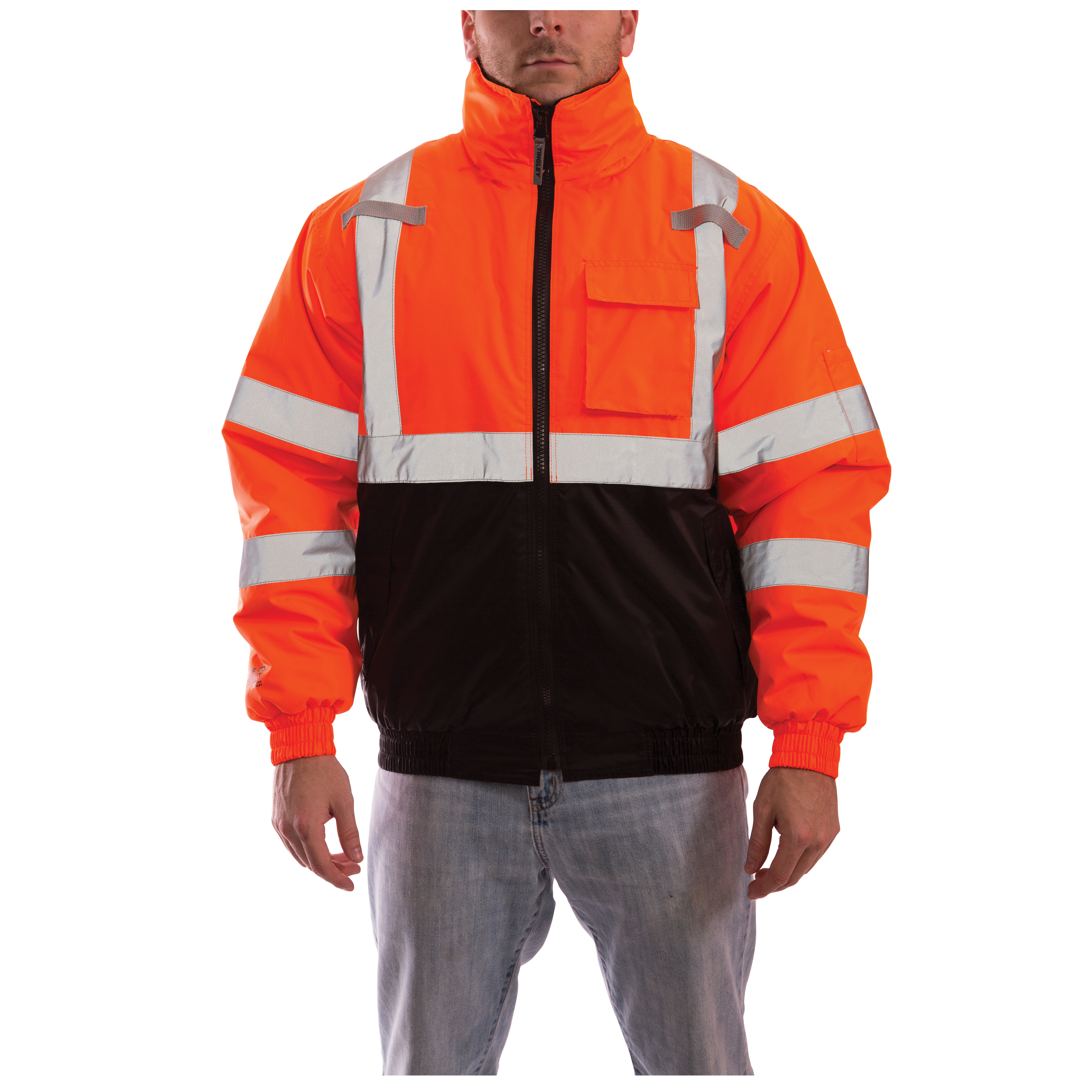 BOMBER II CLASS 3 JACKET ORNG/BLCK SZ 3X