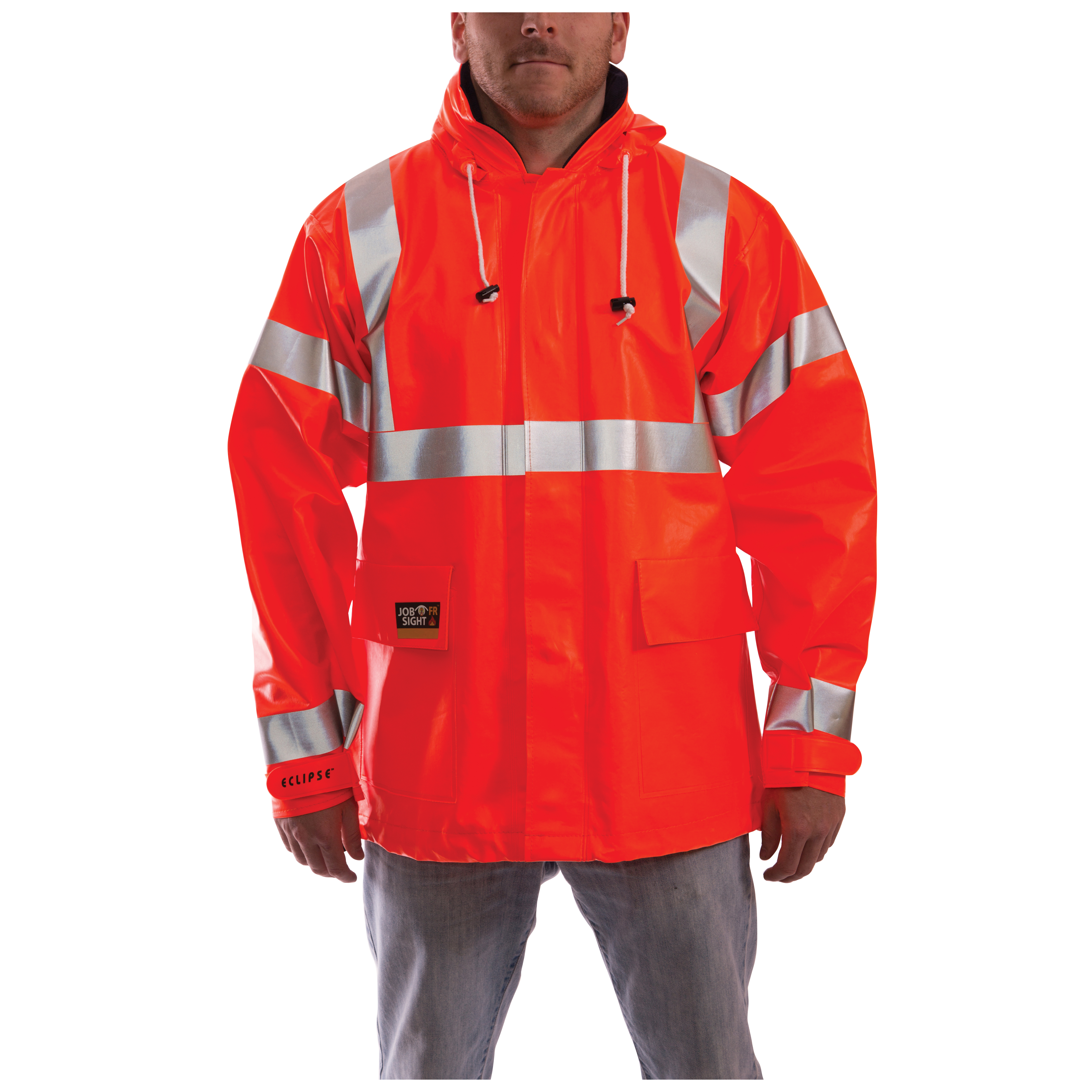 ECLIPSE CLASS 3 JACKET HOOD ORANGE SZ L