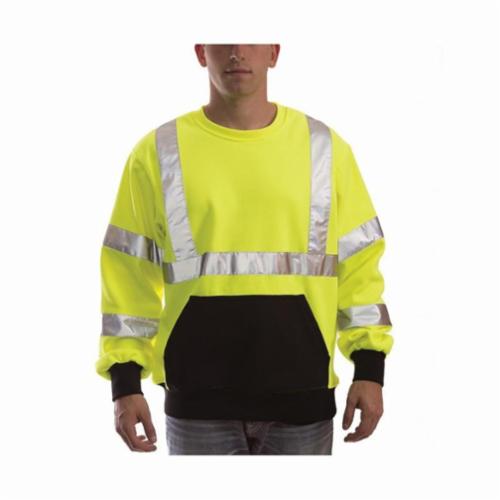 ANSI 107 CLASS 3 CREW NECK LIME SZ L