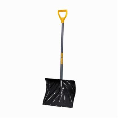 SHOVEL SNOW POLY D-GRIP STRAIGHTHDL STL