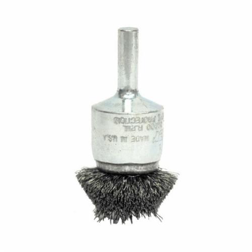 BRUSH END 1-1/2IN 1/4IN CRIMPED 0.006IN