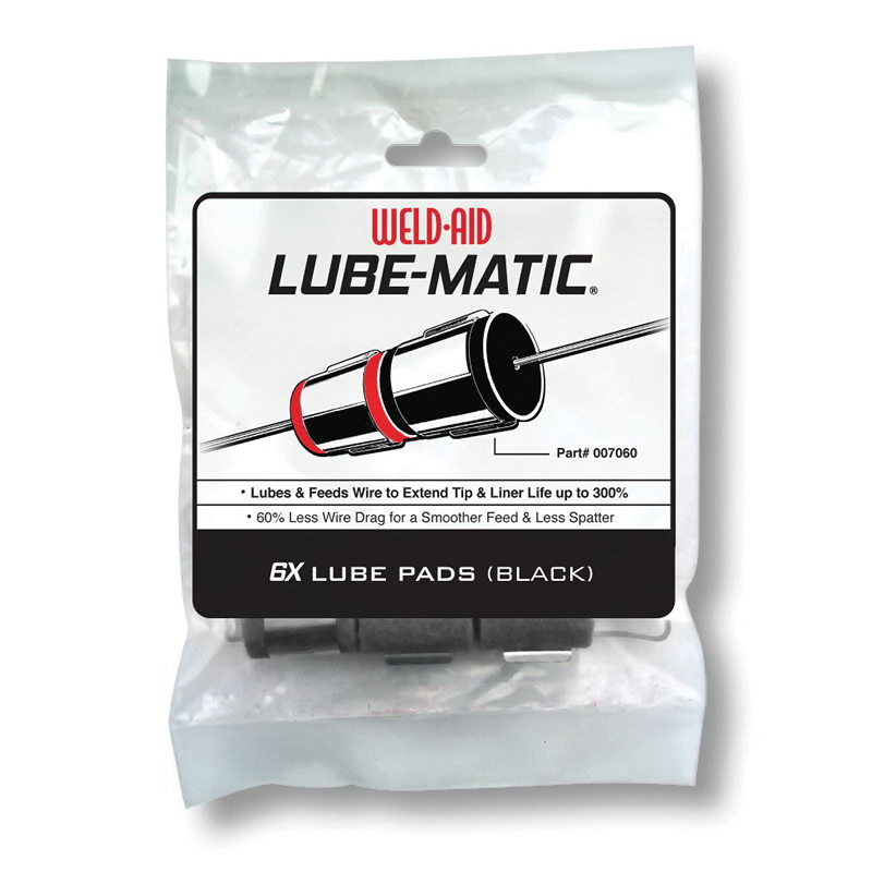 1008258 BLACK PRE-TREATED LUBE PAD