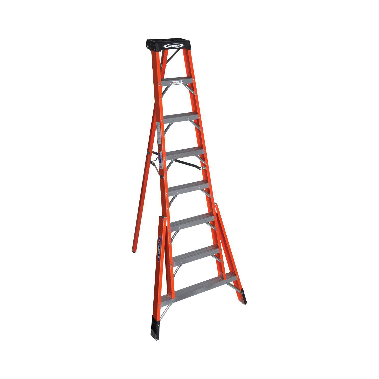 LADDER STEP 8FT 300LB TYPE IA FIBERGLASS