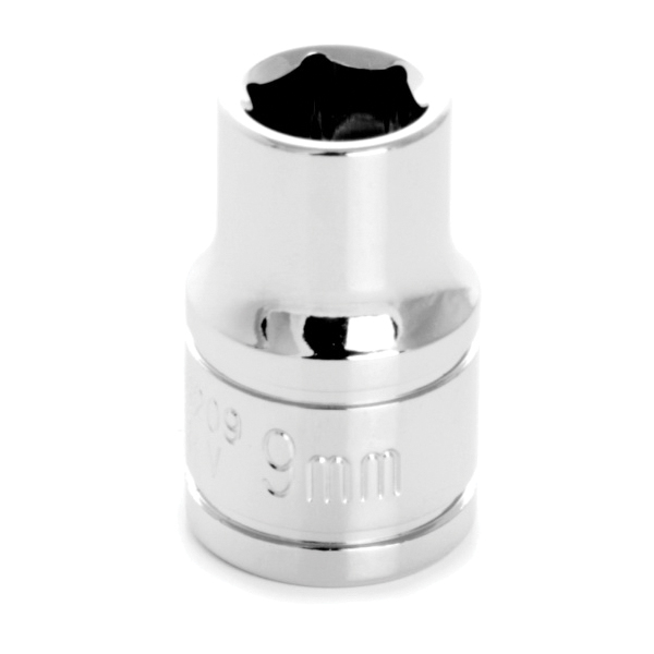 SOCKET 3/8IN 9MM 6 CRVAN ALY STL STD LG