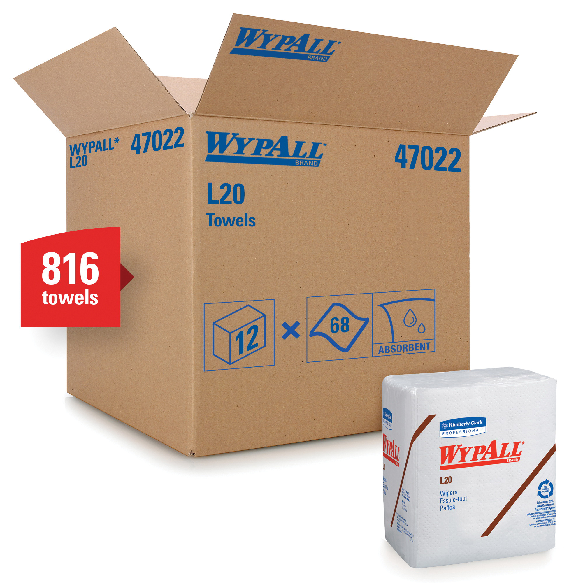 WIPER CLEANING 12X12-1/2IN 68 SHEETS