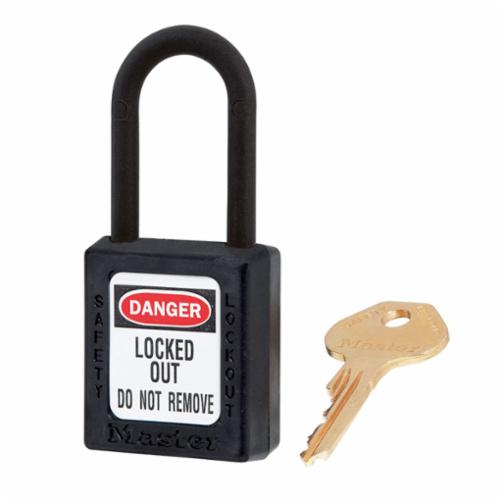 PADLOCK LOCKOUT DIFFERENT BK 1/4IN NYL